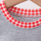 Grey character embroidery bubble