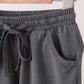 Gray Pumpkin Shorts Set