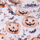 Gray Pumpkin Shorts Set