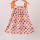 Pumpkin spider bow Dress