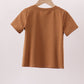 Brown Pumpkin Smocked Top