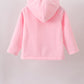 Pink Fleece Bow Coat