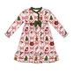 Pink Christmas Tree Bamboo Dress