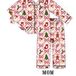 Pink Christmas Tree Bamboo Mom&me Pajama Set