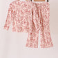 Khaki princess bamboo mom&me pants set