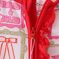 Red Santa Carousel Bamboo Romper