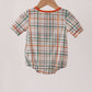 Pumpkin Embroidery Plaid Bubble