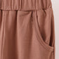 Brown camouflage pocket jogger set