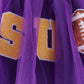 LSU football sequin tutu dress
