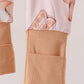 Khaki western boots bamboo zipper romper