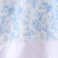 Blue floral print mom&me pants set