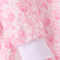 Pink floral print mom&me pants set