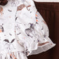 Brown zoo animal ruffle pants set