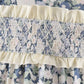 Vintage Floral Smocked Ruffle Bubble