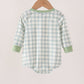 Sage plaid pocket bubble