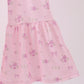Pink Floral Bow Smocked Jumpsuit