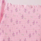 Pink Floral Bow Smocked mom dress
