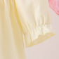 Cream smocked bow bloomer set