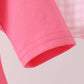 Pink sweet as pie embroidery ruffle bloomer set