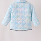 Blue gingham jacket