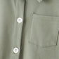 Green Pocket Button Down Shirt