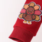 Rust turkey sequin mom&me top