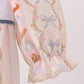 Pumpkin Pie Bow Embroidery Ruffle Bubble