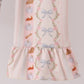 Pumpkin Pie Bow Embroidery Ruffle Pants Set