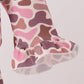 Pink leopard rufle bubble
