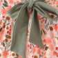 Green floral bow bloomer set