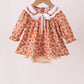Fall floral print bubble