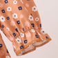 Fall floral print bubble