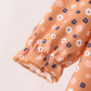 Fall floral print dress