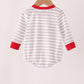 Gray Stripe Daddy's Helper Embroidery Bubble