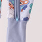 Blue Cowboy Bamboo Romper