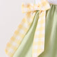 Green Princess Frog Embroidery Ruffle Dress