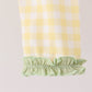Green Princess Frog Embroidery Ruffle Pants Set