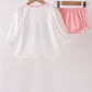 Pink Castle Applique Bloomer Set