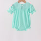 Green Character Smocked Bubble