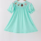 Green Character Smocked Dress