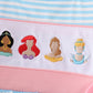 Blue Stripe Princess Embroidery Ruffle Bubble