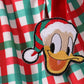 Red Character Embroidery Gingham Bloomer Set