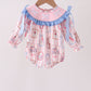 Pink Character Bow Embroidery Bubble