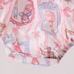 Pink Character Bow Embroidery Bubble
