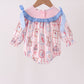 Pink Character Bow Embroidery Bubble