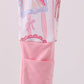 Pink Character Ruffle Bamboo Romper