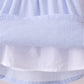 Blue stripe bow fireworks embroidery bloomer set