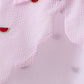 Pink stripe watermelon embroidery seersucker shorts set