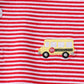 Red School bus Polo Set