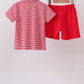 Red School bus Polo Set